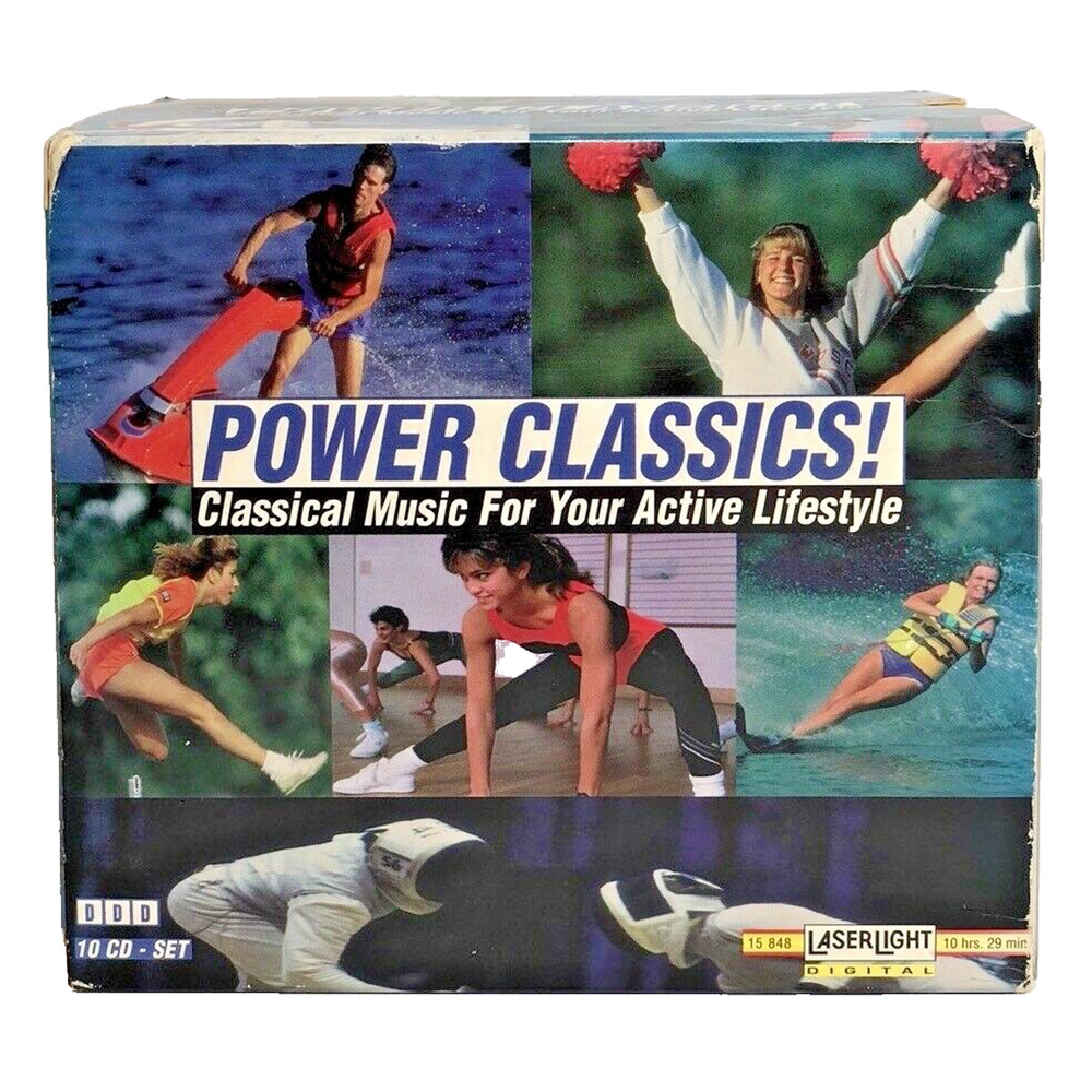 Power Classics Classical Music For Your Active Lifestyle 10 CDs Workout Box Set